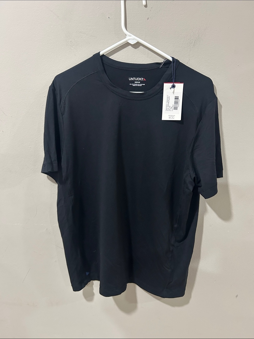 UNTUCKit Black Short Sleeve Crew T-Shirt